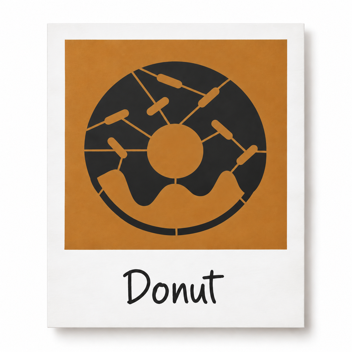 Donut LatteShot desen kartı