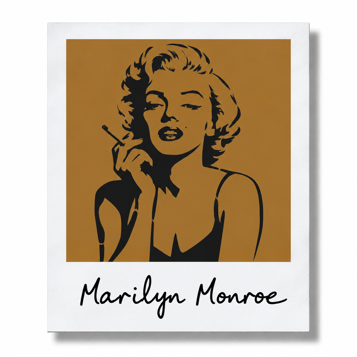 Marilyn Monroe LatteShot desen kartı